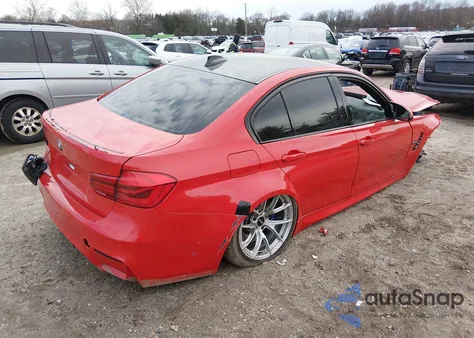 2017 BMW M3 z USA, uszkodzony, nr VIN WBS8M9C55H5G42386